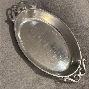 Pewtarex Premium Oval Pewter Casserole